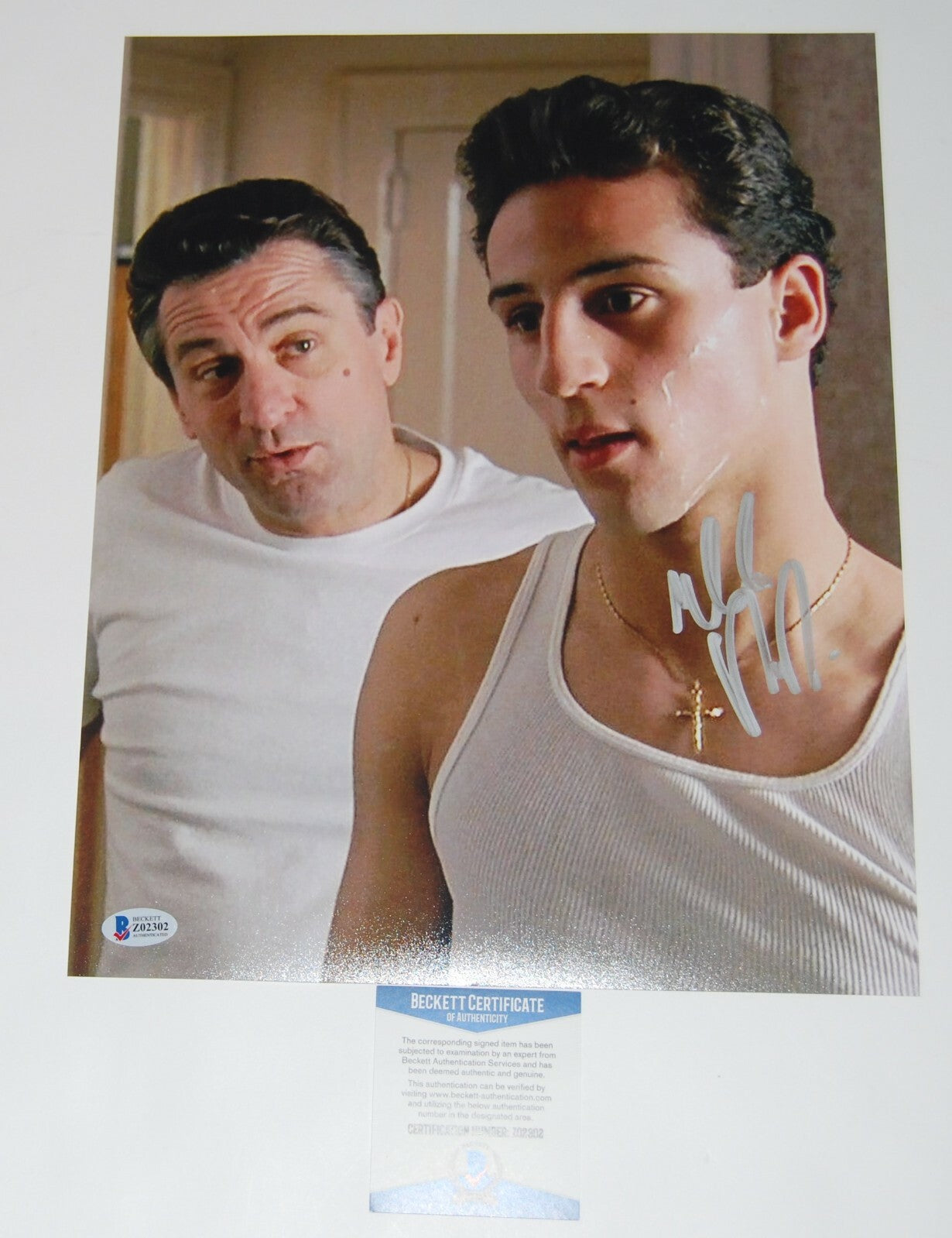 LILO BRANCATO signed (A BRONX TALE) *PROOF* Movie 11X14 photo BECKETT BAS #10