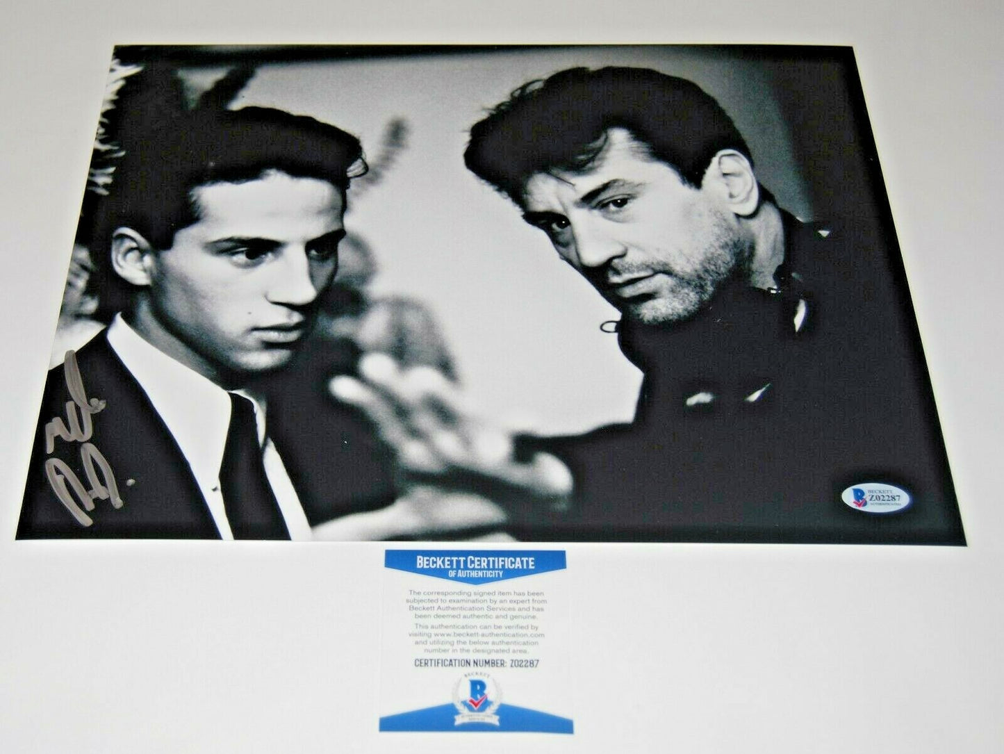 LILO BRANCATO signed (A BRONX TALE) *PROOF* Movie 11X14 photo BECKETT BAS #1