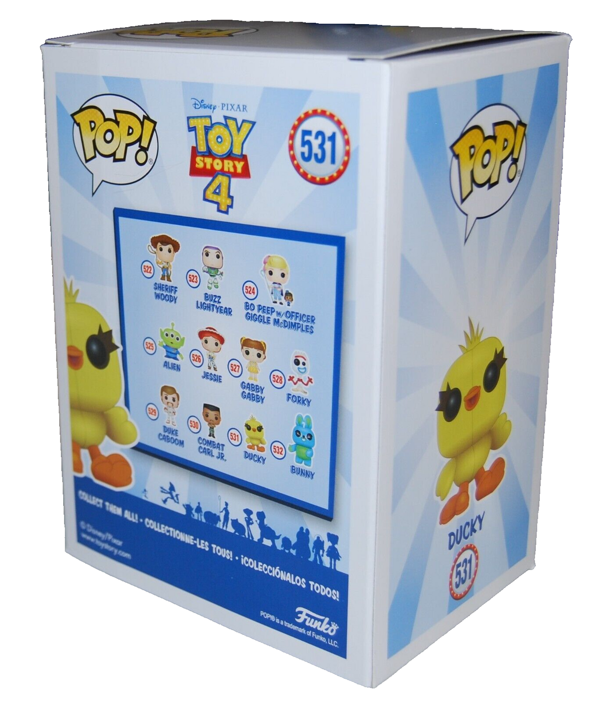 KEEGAN-MICHAEL KEY signed (TOY STORY 4) DUCKY #531 Funko Pop PSA/DNA AN61455
