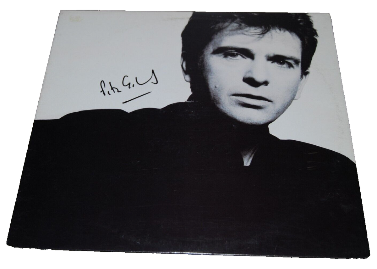 PETER GABRIEL signed (SO) Genesis Vinyl Album Record LP BECKETT BAS BM02718