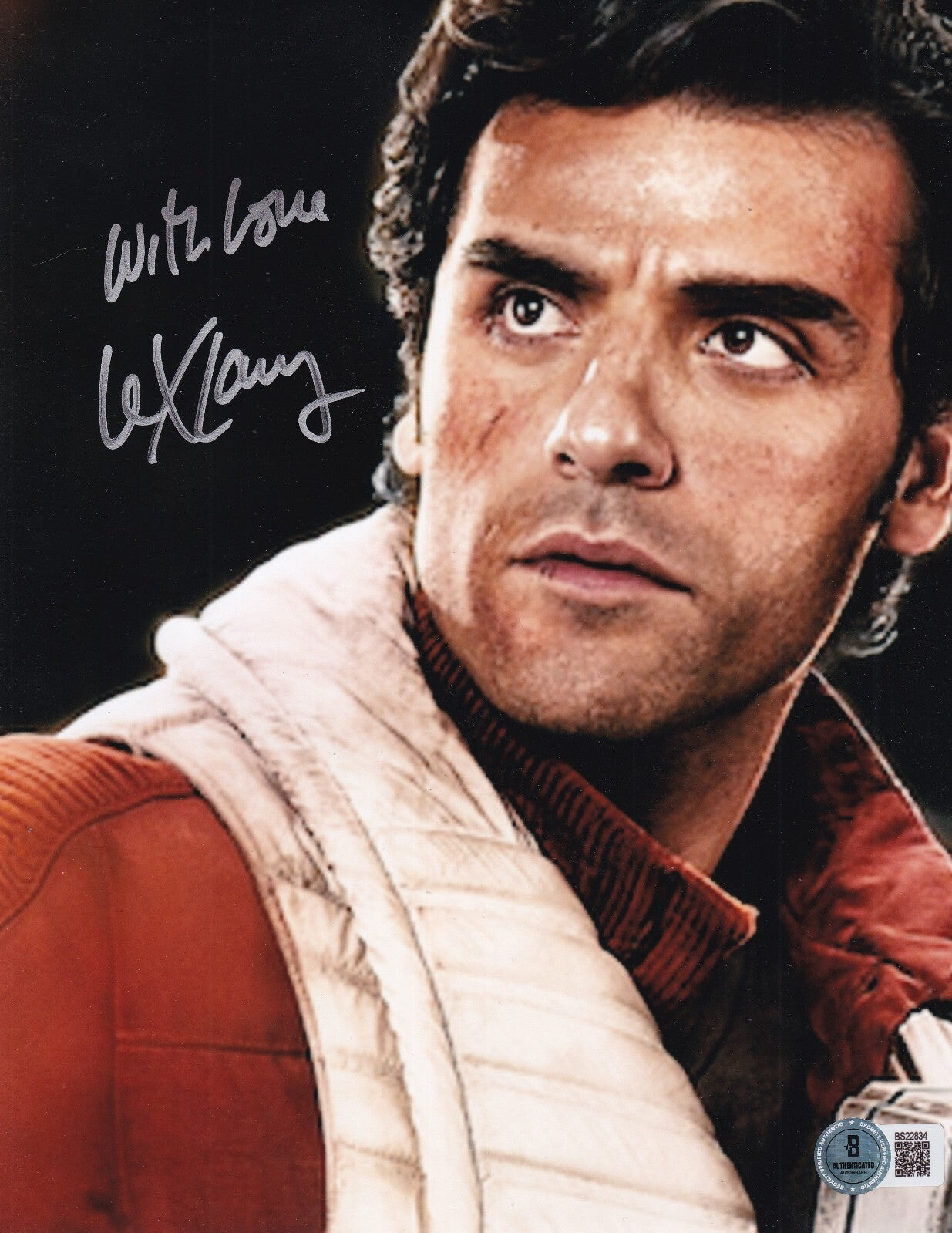 LEX LANG signed (STAR WARS JEDI SURVIVOR)  Commander 8X10 photo BECKETT BS22834