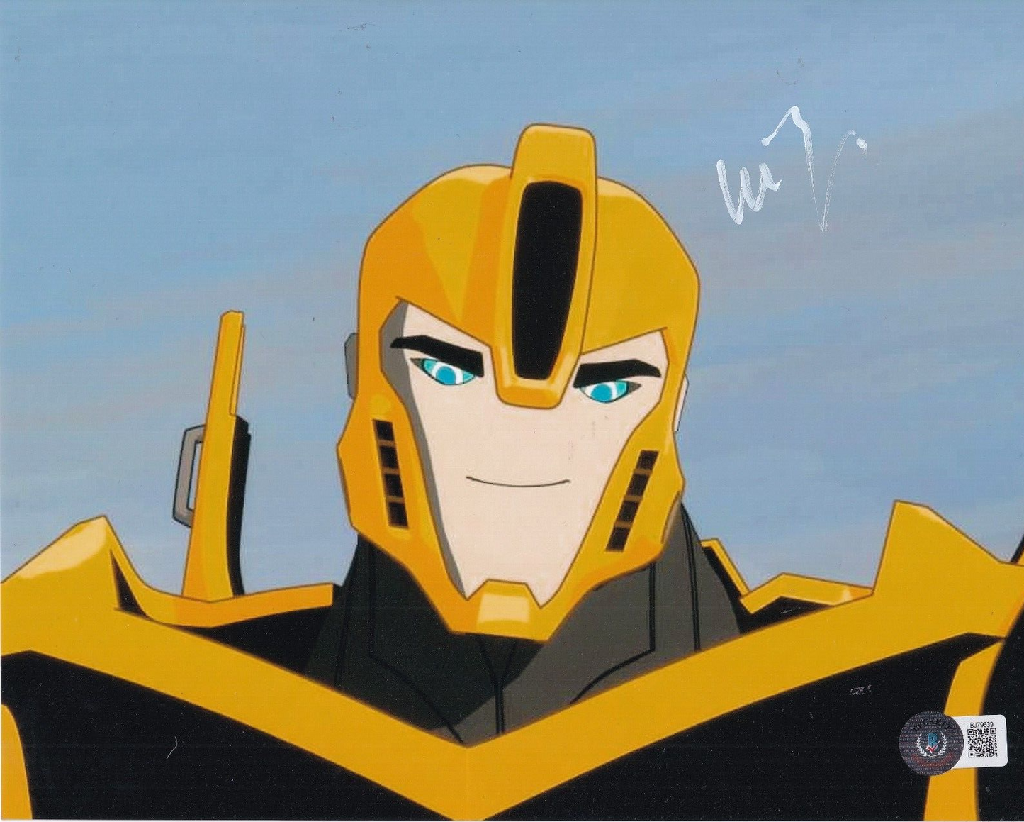 WILL FRIEDLE signed (TRANSFORMERS) BumbleBee 8X10 photo BECKETT BAS BJ79639