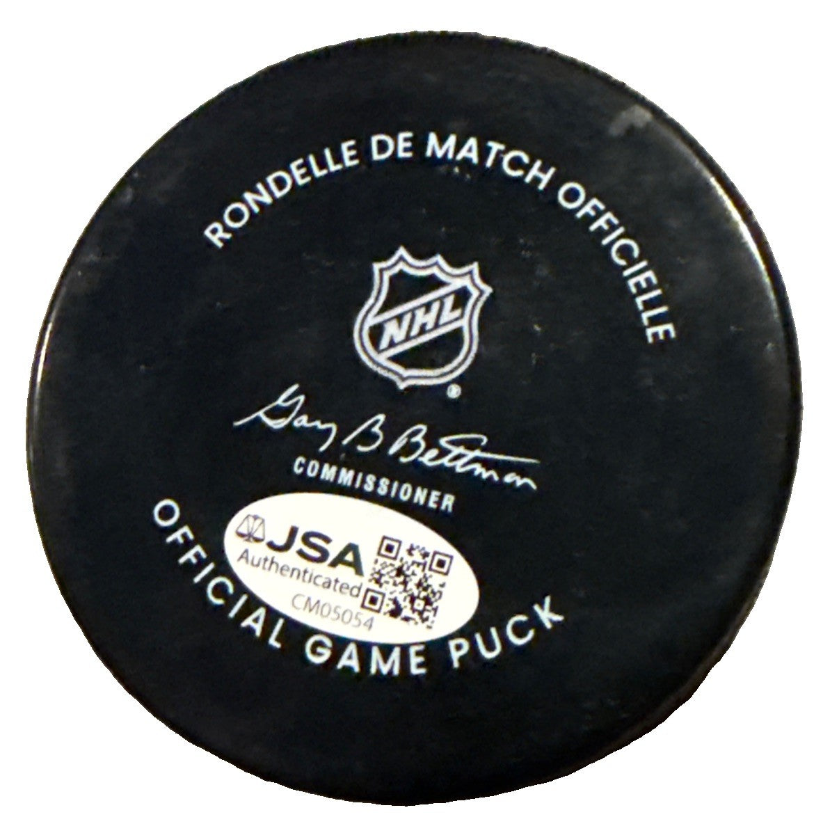 KONSTA HELENIUS signed (BUFFALO SABRES) Official Game puck JSA COA CM05054