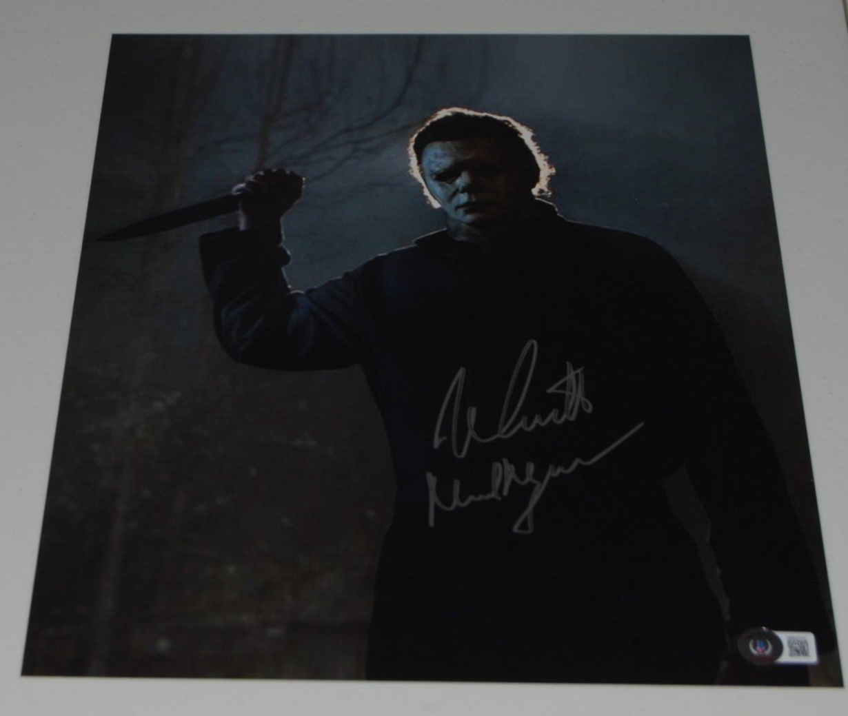NICK CASTLE signed (HALLOWEEN) Movie 11X14 Michael Myers BECKETT BAS 1W002747