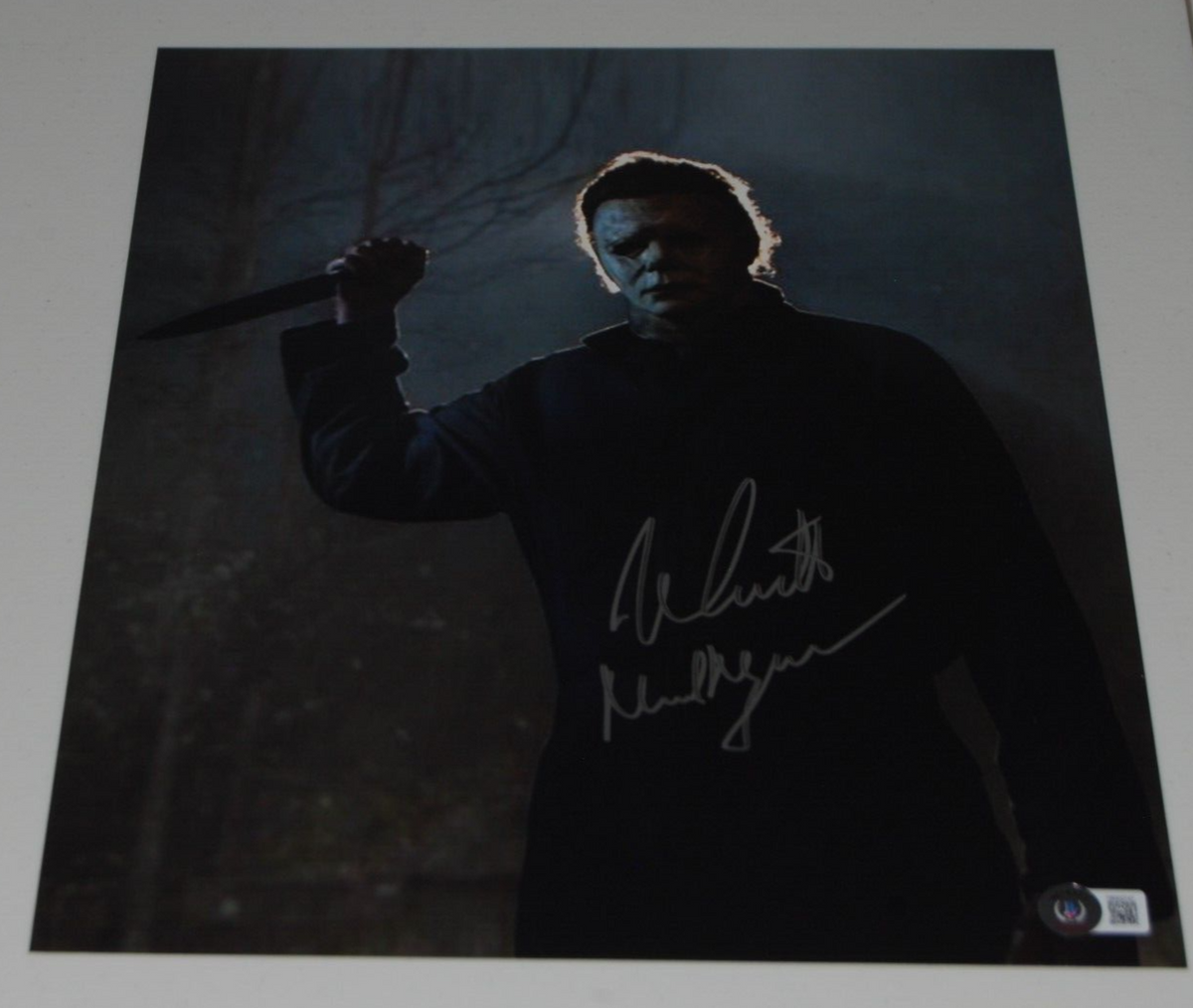 NICK CASTLE signed (HALLOWEEN) Movie 11X14 Michael Myers BECKETT BAS 1W002747