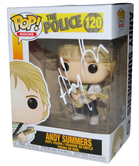 ANDY SUMMERS signed (THE POLICE) autographed #120 Funko Pop BECKETT BAS AD27032