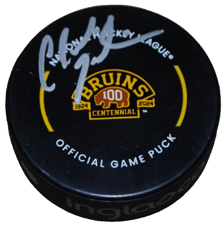 CLAUDE JULIEN signed (BOSTON BRUINS) official hockey game puck BECKETT BR67643