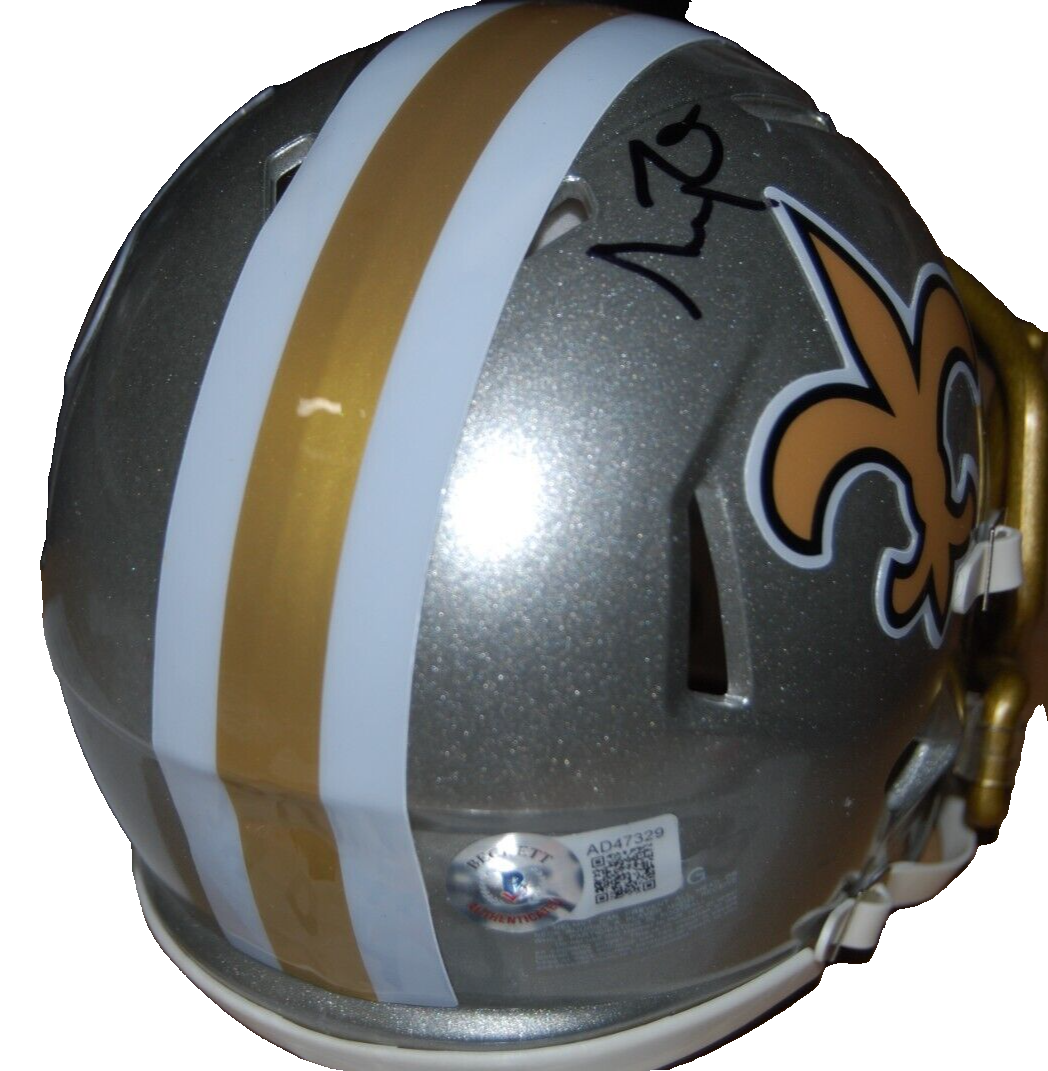 SEAN PAYTON signed (NEW ORLEANS SAINTS) mini football helmet BECKETT AD47329