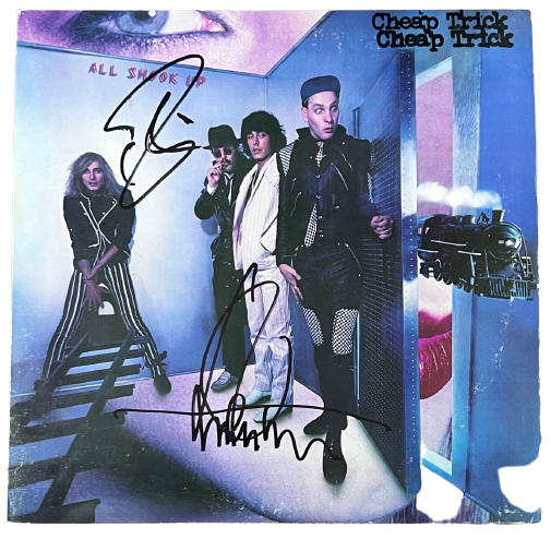 ROBIN ZANDER & TOM PETERSON signed (CHEAP TRICK) record album BECKETT AC93952