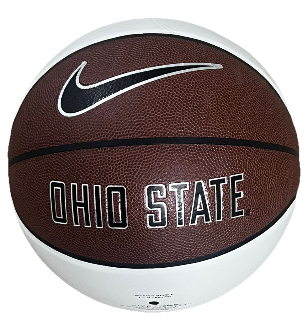 JAKE DIEBLER signed (Ohio State Buckeyes) F/S LOGO basketball BECKETT BP89815