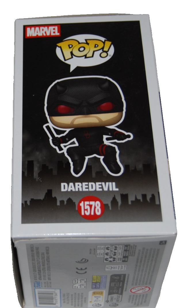 CHARLIE COX signed (DAREDEVIL) Born Again Funko Pop #1578 BECKETT BY085870