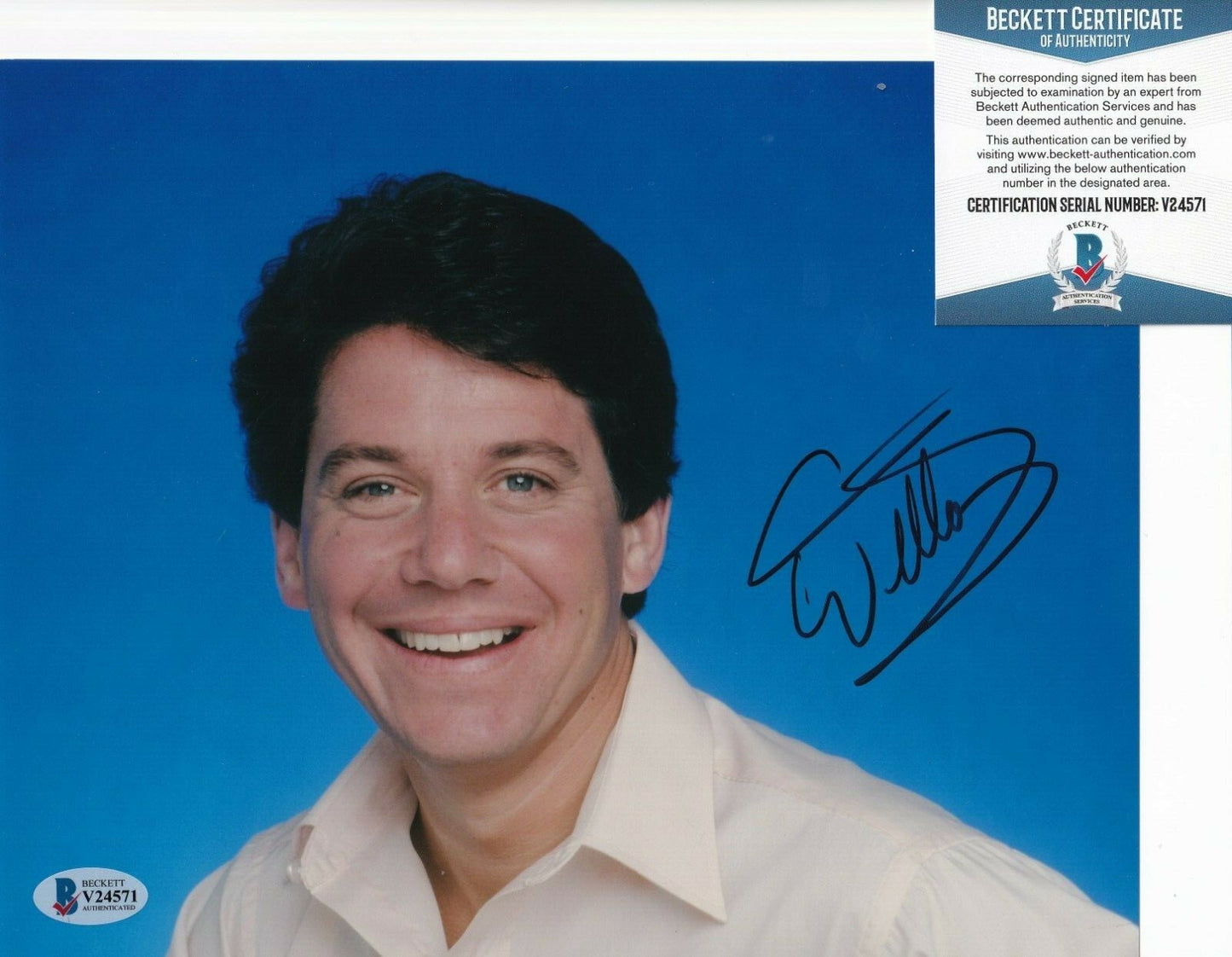 ANSON WILLIAMS signed (HAPPY DAYS) Potsie Weber 8X10 photo BECKETT BAS V24571