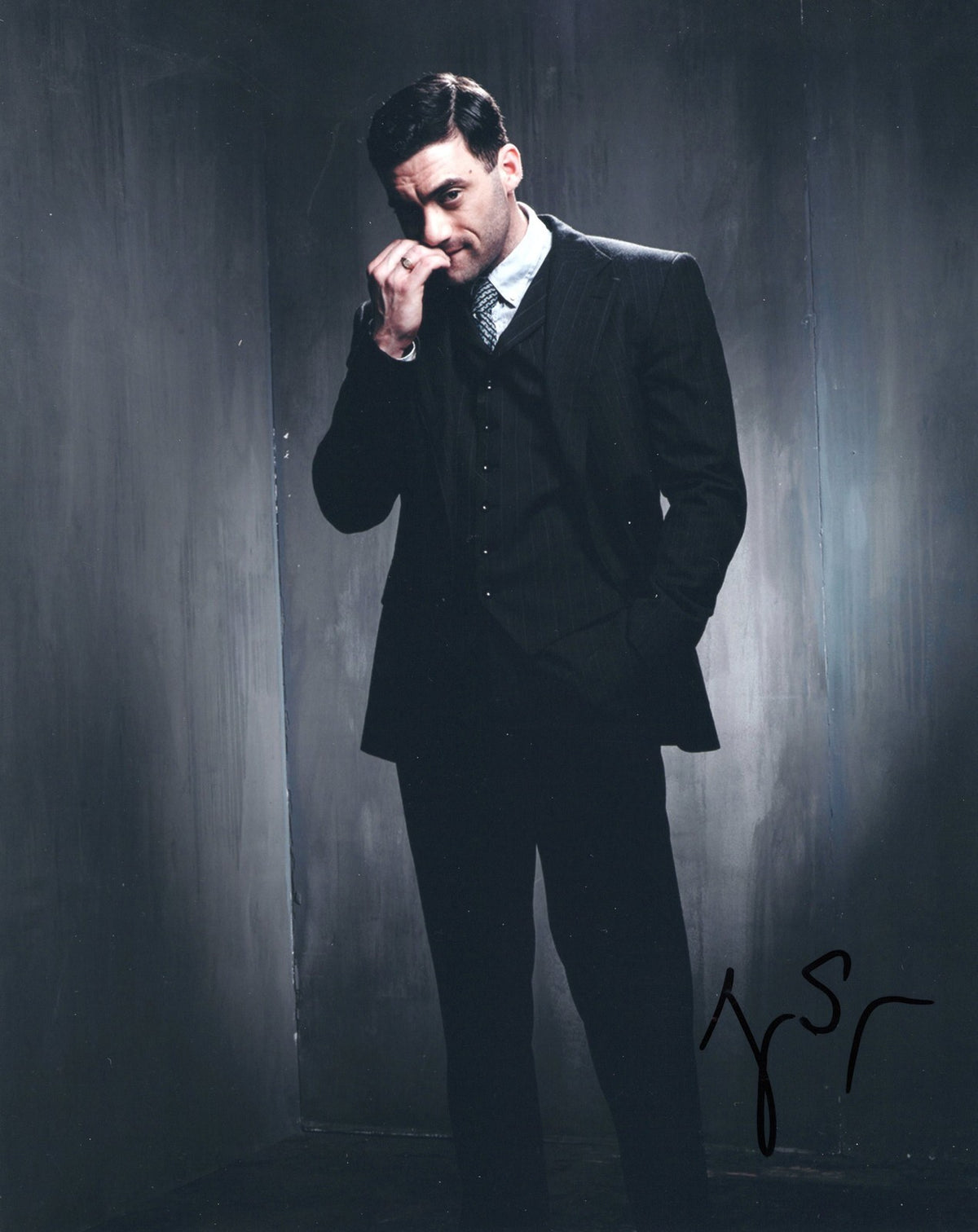 Morgan Spector signed Boardwalk Empire 8x10 Photo w/COA Frank Capone #2