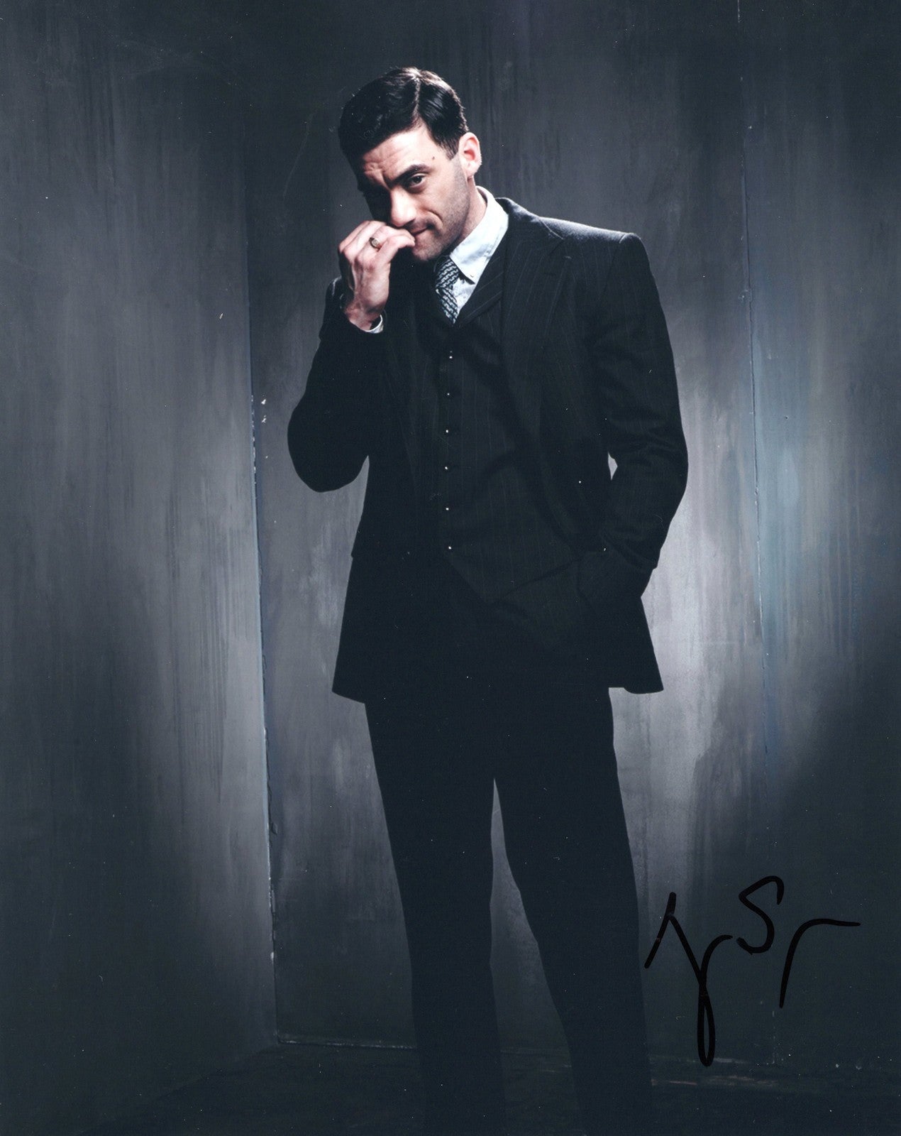 Morgan Spector signed Boardwalk Empire 8x10 Photo w/COA Frank Capone #2