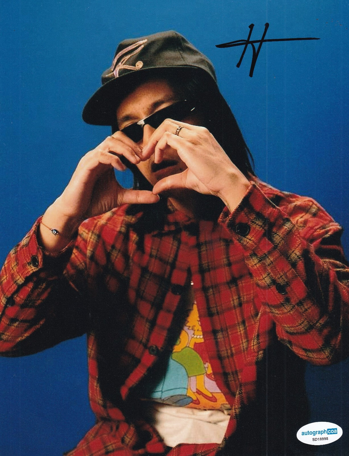 EYEDRESS signed (MAKE IT OUT THE HOOD) Music singer 8X10 photo ACOA SD18998