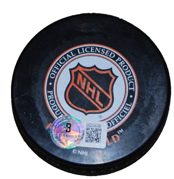 JEREMY ROENCIK signed (LOS ANGELES KINGS) Souvenir Hockey puck BECKETT BQ83836