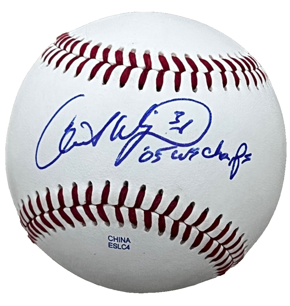 CHRIS WIDGER signed (CHICAGO WHITE SOX) Minor League baseball BECKETT BT78139