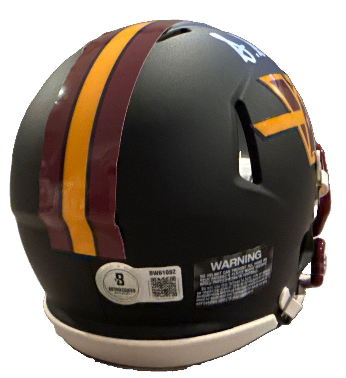 SONNY STYLES signed (Washington Commanders) Mini football helmet BECKETT BW61082