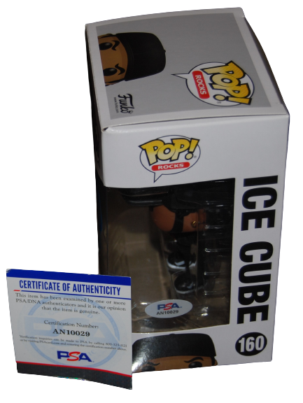 ICE CUBE signed (NWA POP ROCKS) Friday Actor #160 Funko Pop PSA/DNA AN10029