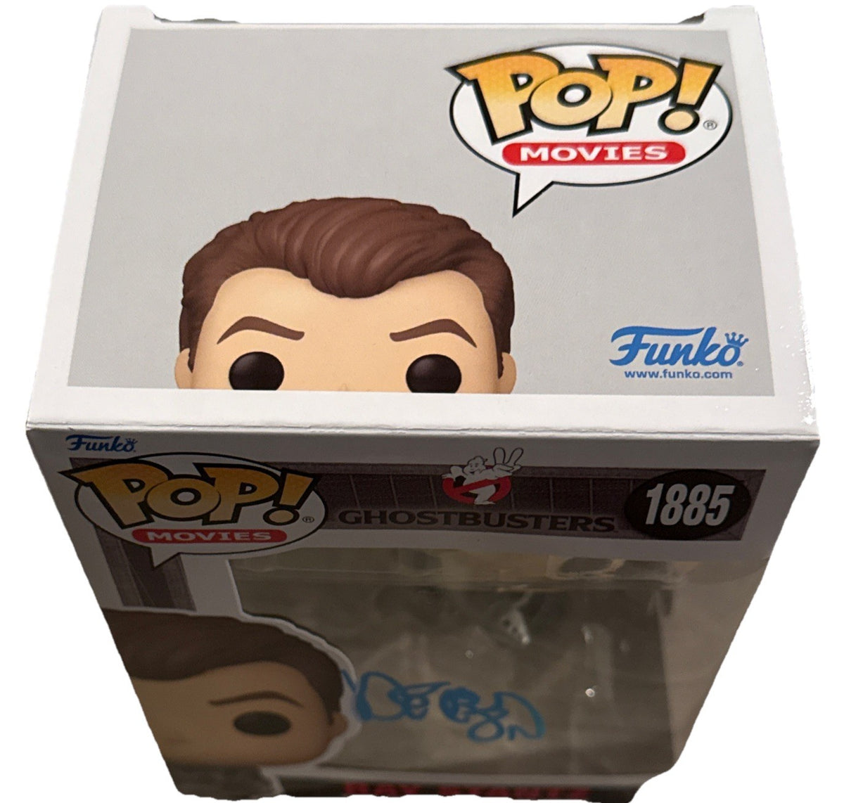 DAN AYKROYD signed (GHOSTBUSTERS) Ray Stantz Funko Pop #1885 BECKETT 3W041849