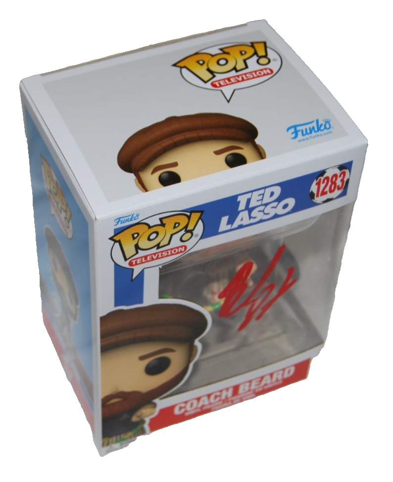 BRENDAN HUNT signed (TED LASSO) Coach Beard #1283 Funko Pop BECKETT BY085891