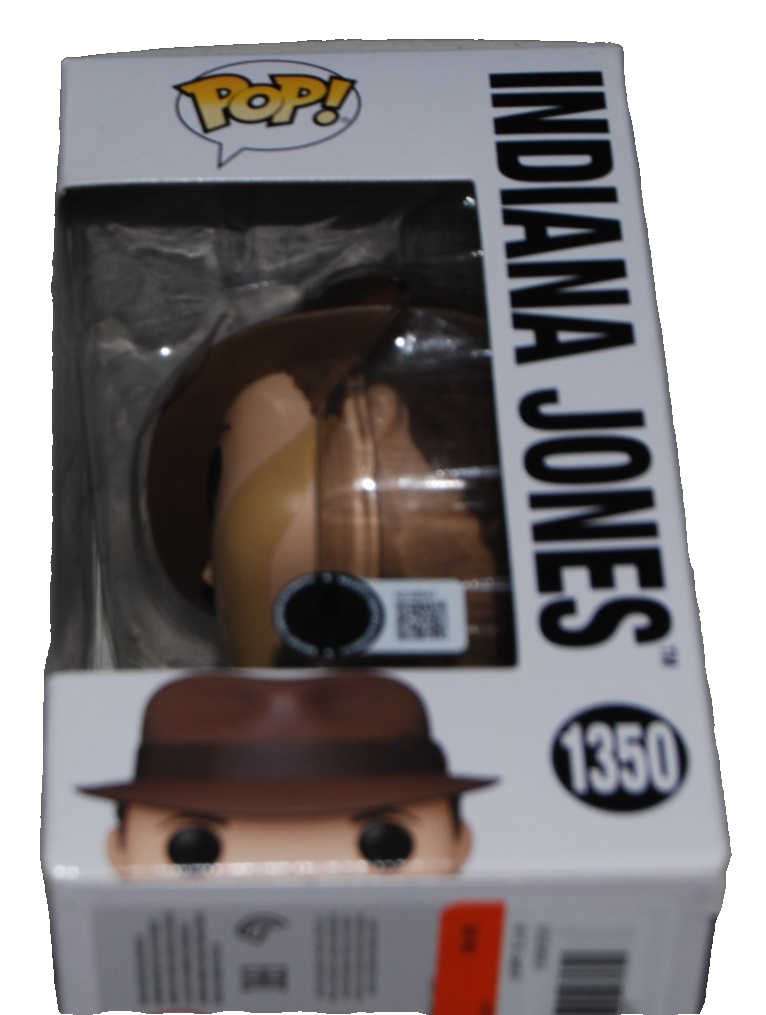 HARRISON FORD signed (INDIANA JONES) Funko pop #1350 BECKETT BAS AE38947