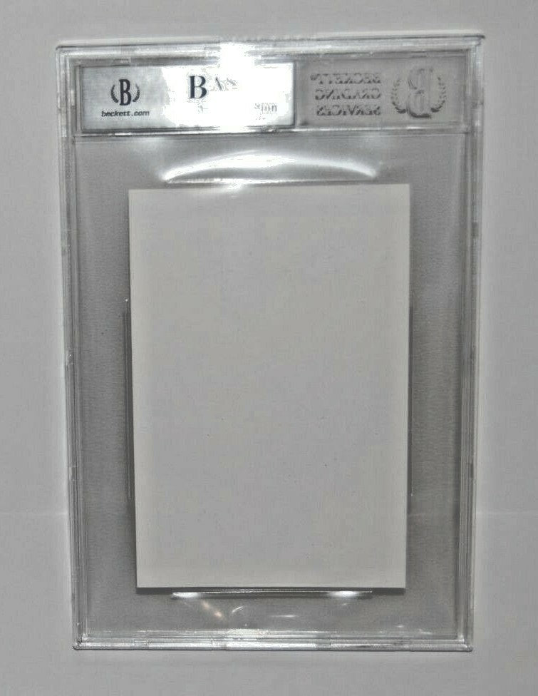 ROBBY KRIEGER signed (THE RITUAL BEGINS AT SUNDOWN) BECKETT Encapsulated BAS 