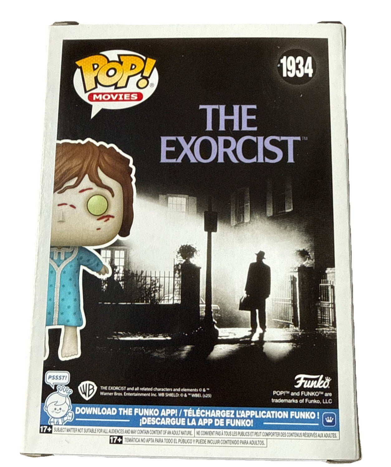 LINDA BLAIR signed (THE EXORCIST) #1934 Regan Floating Funko Pop JSA CH52684