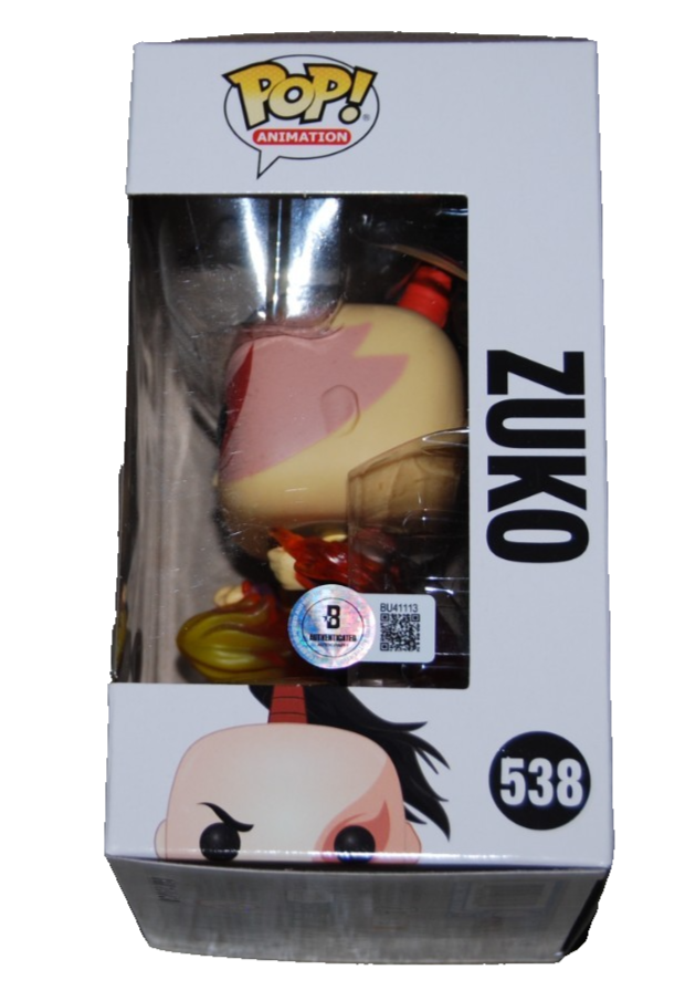 DANTE BASCO signed (THE LAST AIRBENDER) Zuko #538 Funko Pop BECKETT BU41113