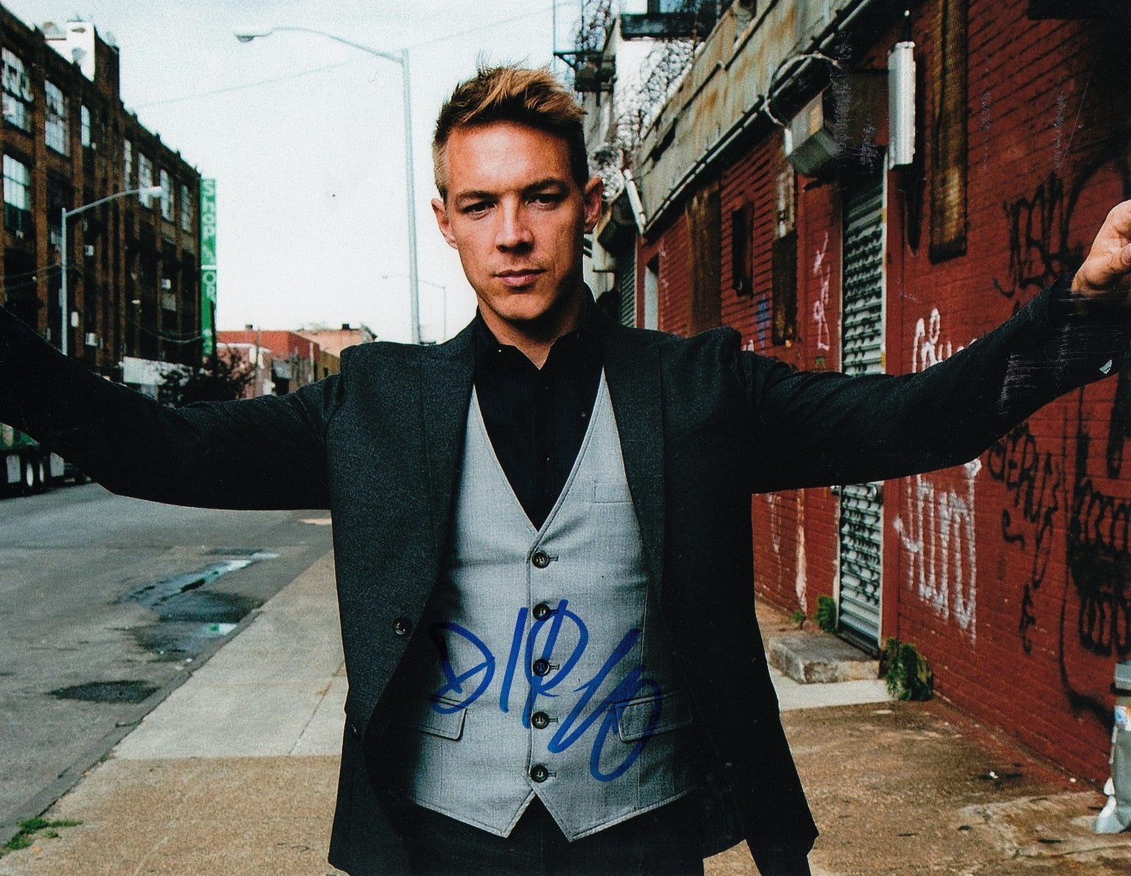 DIPLO signed DJ *THOMAS PENTZ* Music 8X10 photo autographed W/COA #3