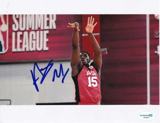 ADAMA SANOGO signed (CHICAGO BULLS) autograph basketball 8X10 photo ACOA SC98604