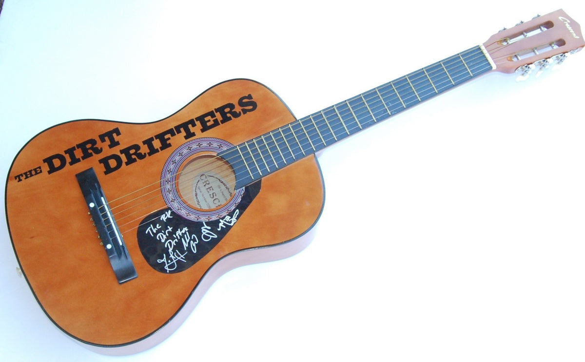 THE DIRT DRIFTERS group signed COUNTRY MUSIC Acoustic guitar W/COA HURT SOMEBODY