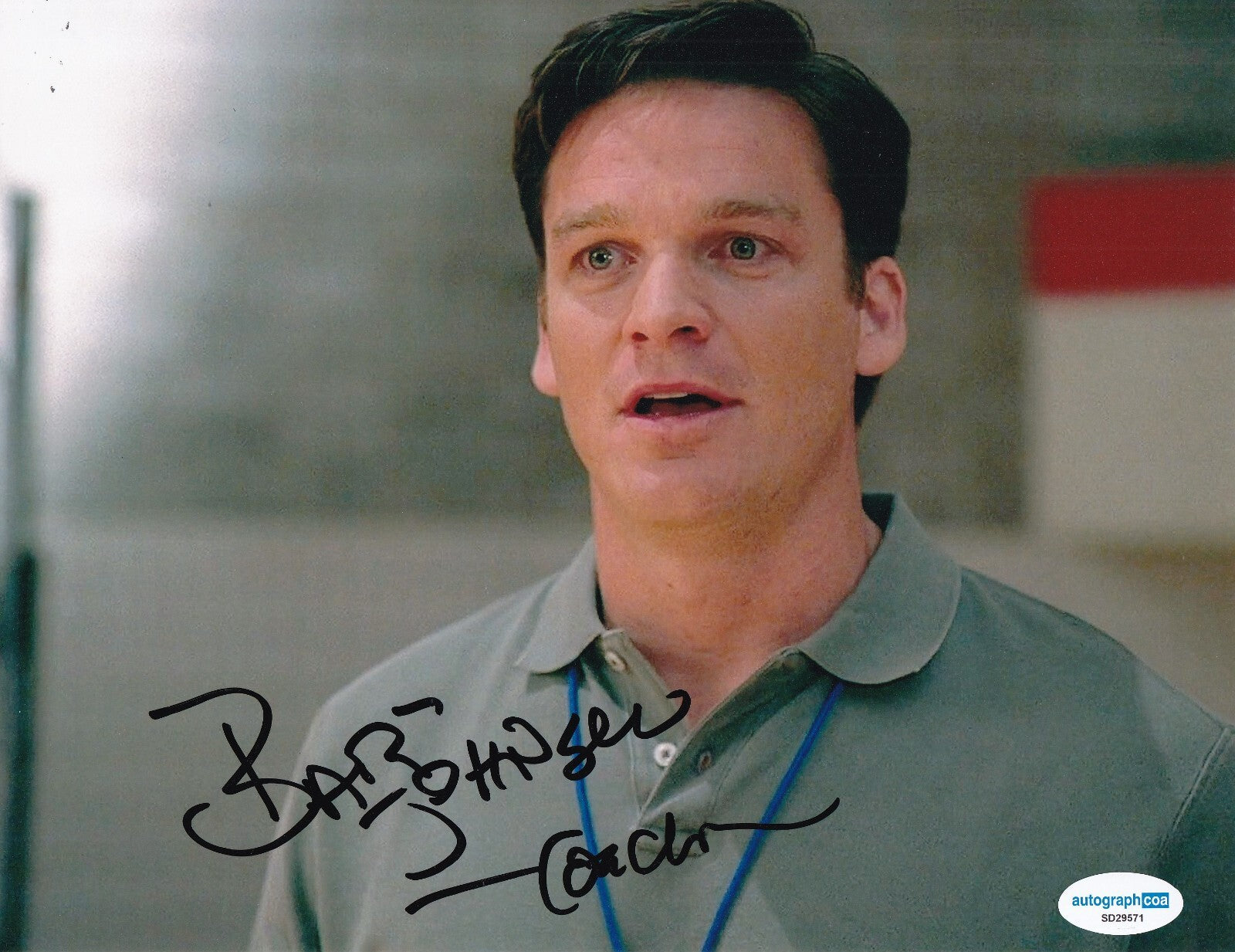 BART JOHNSON signed (HIGH SCHOOL MUSICAL) Coach Bolton 8X10 photo ACOA SD29571