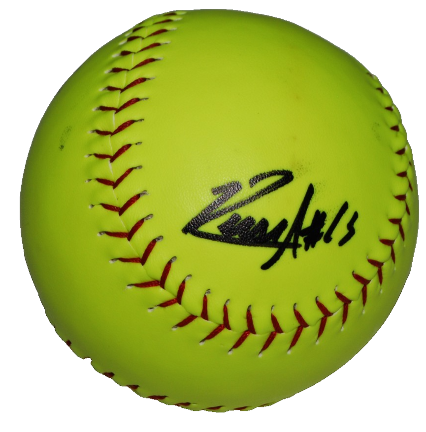 REESE ATWOOD signed (TEXAS LONGHORNS) AUSL Blaze softball BECKETT BAS BY085954