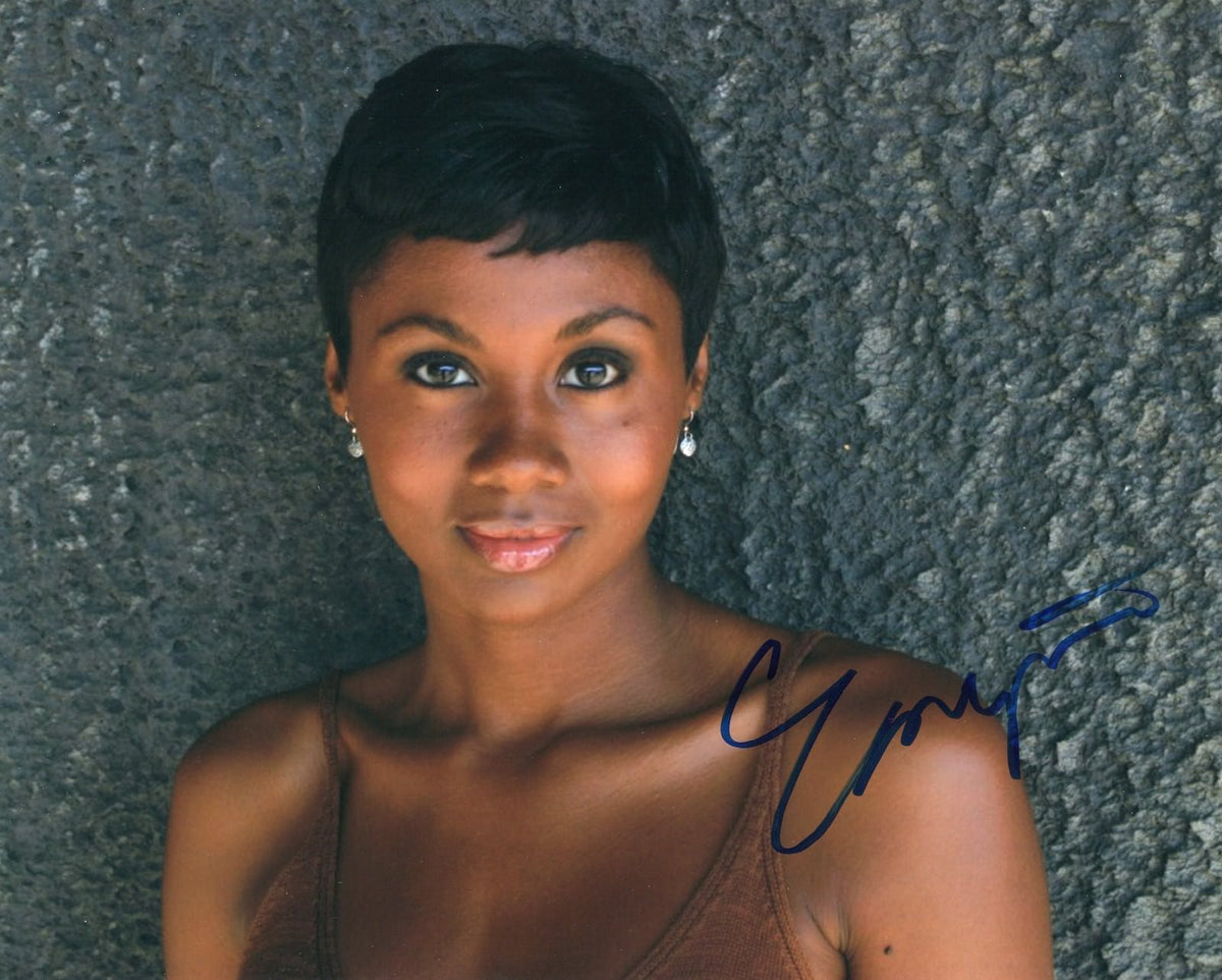 Emayatzy Corinealdi signed 8x10 Photograph w/COA Addicted Movie #2