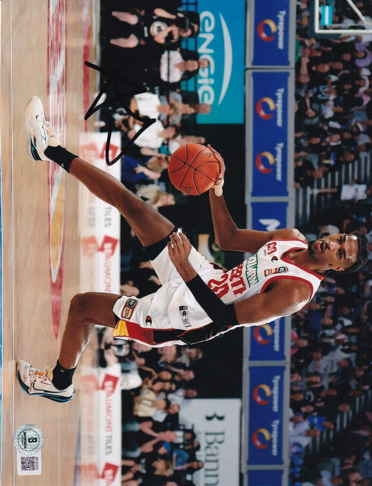 ALEX SARR signed (WASHINGTON WIZARDS) basketball 8X10 photo BECKETT BP30763