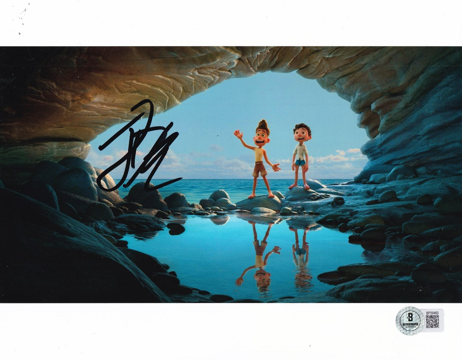 JACK DYLAN GRAZER signed (LUCA) Movie Alberto 8X10 photo BECKETT BAS BP59460