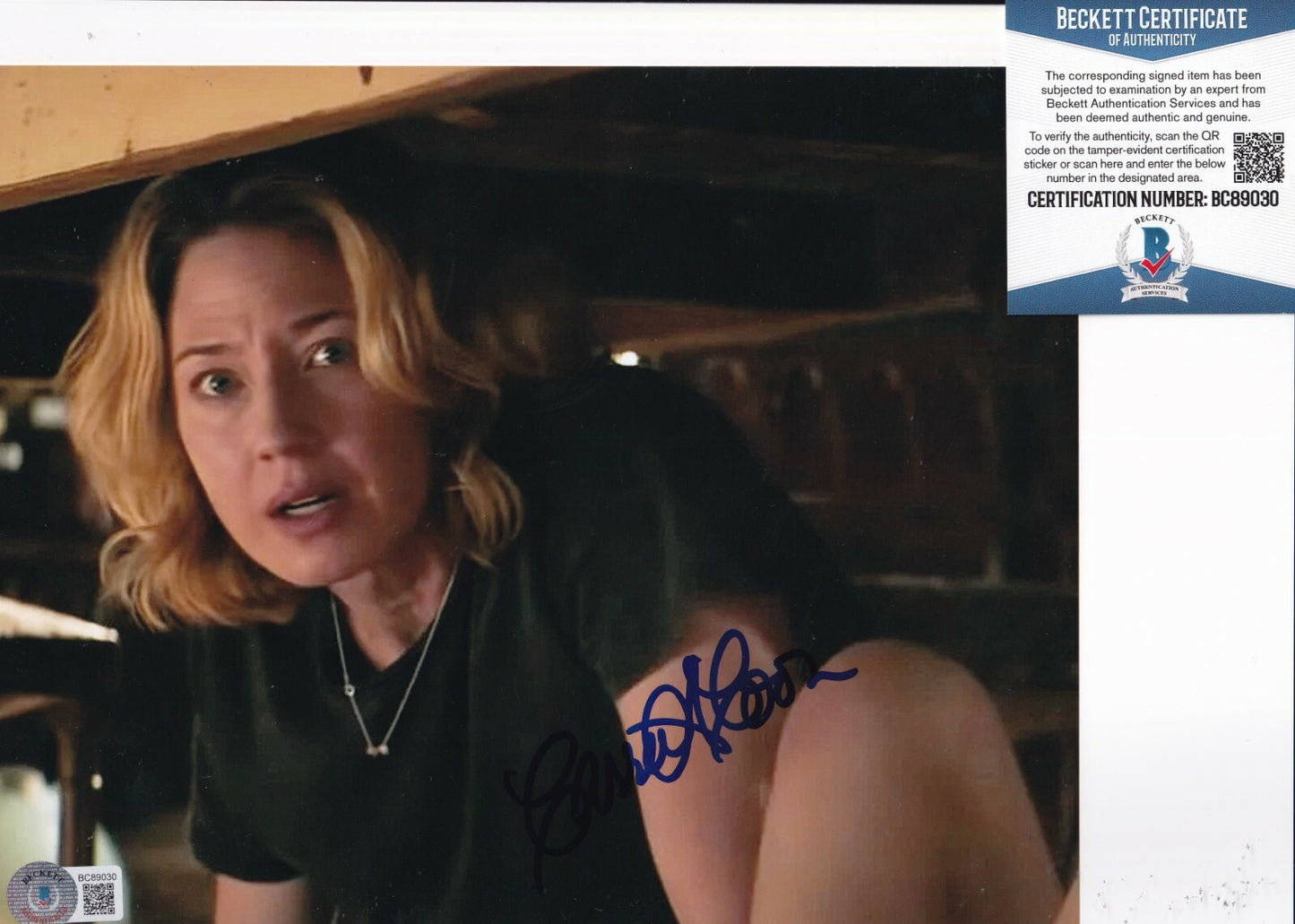 CARRIE COON signed (GHOSTBUSTERS AFTERLIFE) Movie 8X10 photo BECKETT BAS BC89030