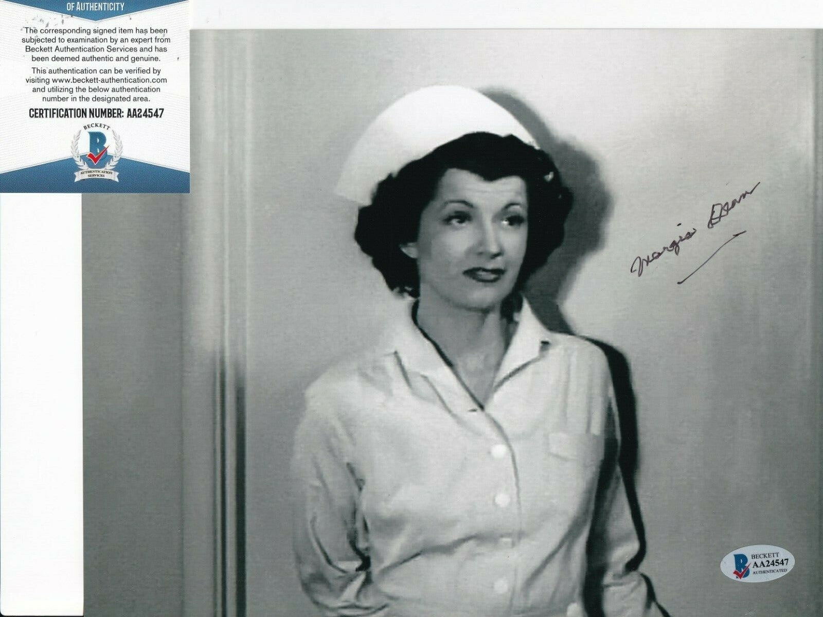 MARGIA DEAN signed (THE RETURN OF JESSIE JAMES) 8X10 photo BECKETT BAS AA24547