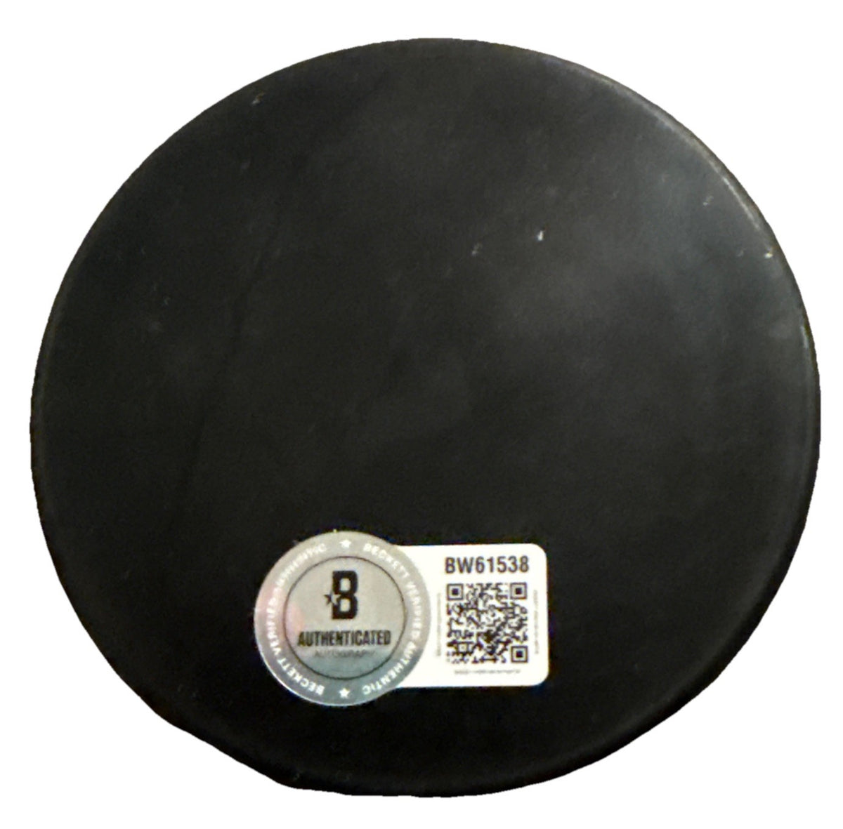 RYAN LEONARD signed (Washington Capitals) custom hockey puck BECKETT BAS BW61538