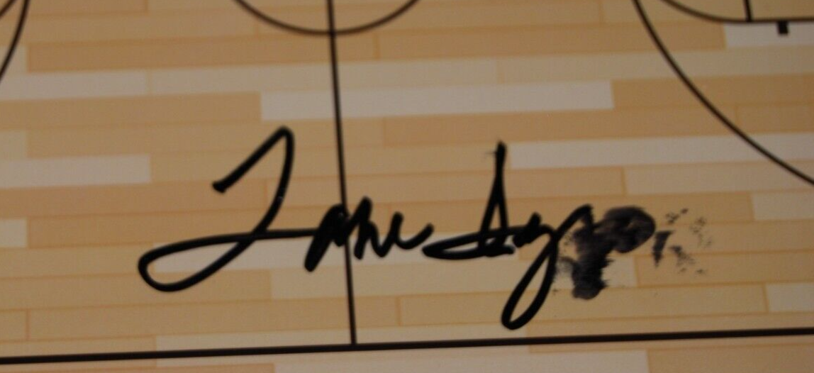 TOM IZZO signed (MICHIGAN STATE SPARTANS) Coaches clipboard BECKETT BAS BR32965