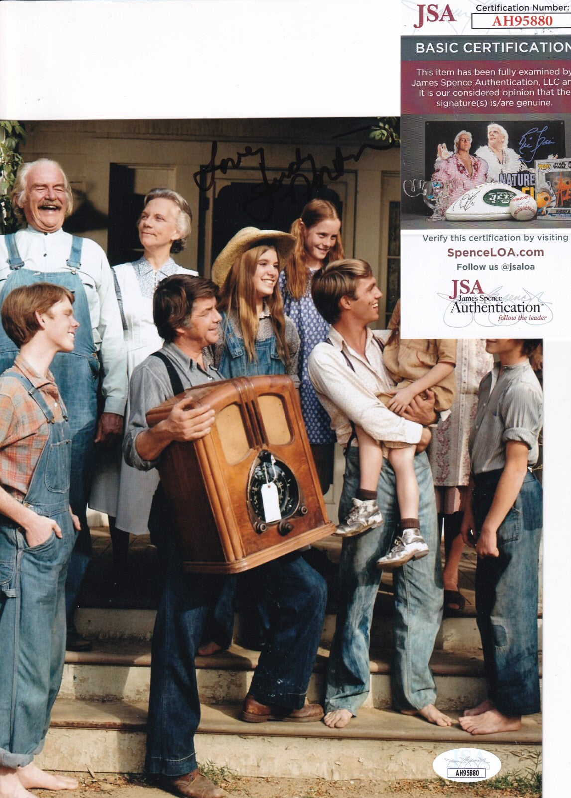 JUDY NORTON signed (THE WALTONS) Mary Ellen Actress 8X10 photo JSA COA AH95880