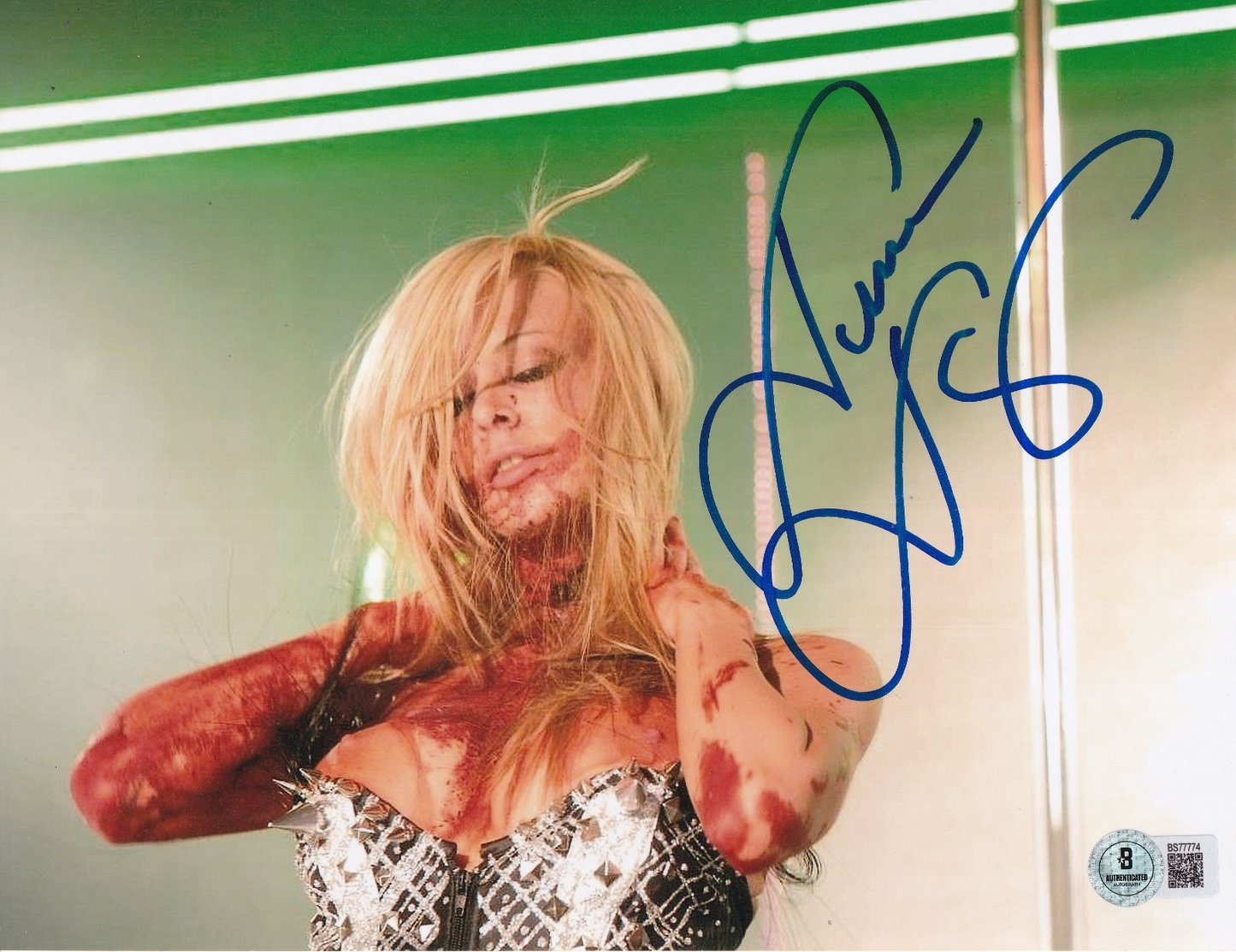 JENNA JAMESON signed (ZOMBIE STRIPPERS) Adult Film 8X10 photo BECKETT BS77774