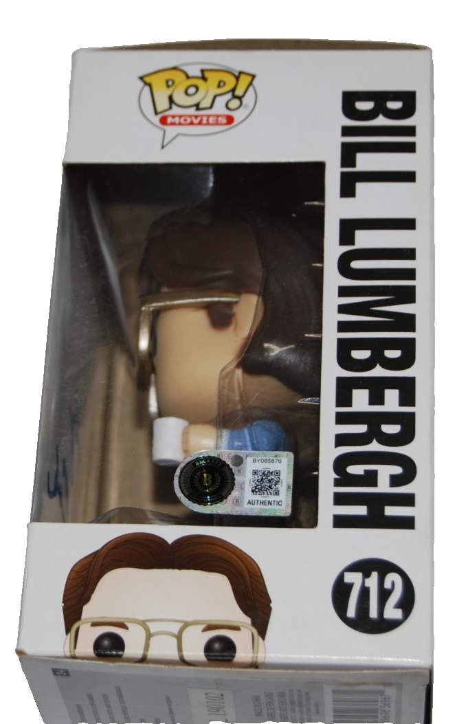 GARY COLE signed (OFFICE SPACE) Bill Lumbergh Funko Pop #712 BECKETT BY085876