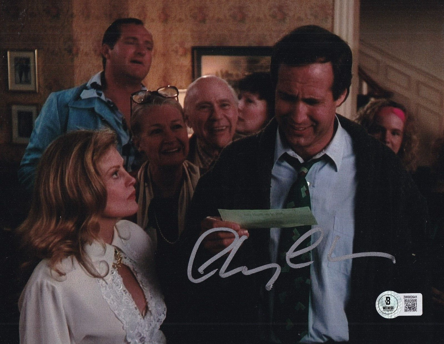 CHEVY CHASE signed (CHRISTMAS VACATION) Clark 8X10 photo BECKETT BAS 2W082641