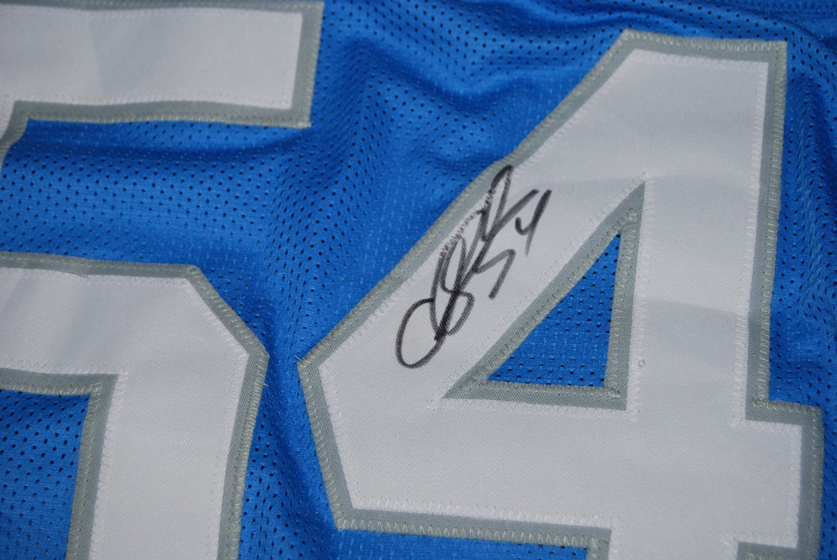 CHRIS SPIELMAN signed (DETROIT LIONS) custom football jersey BECKETT BAS BW61028