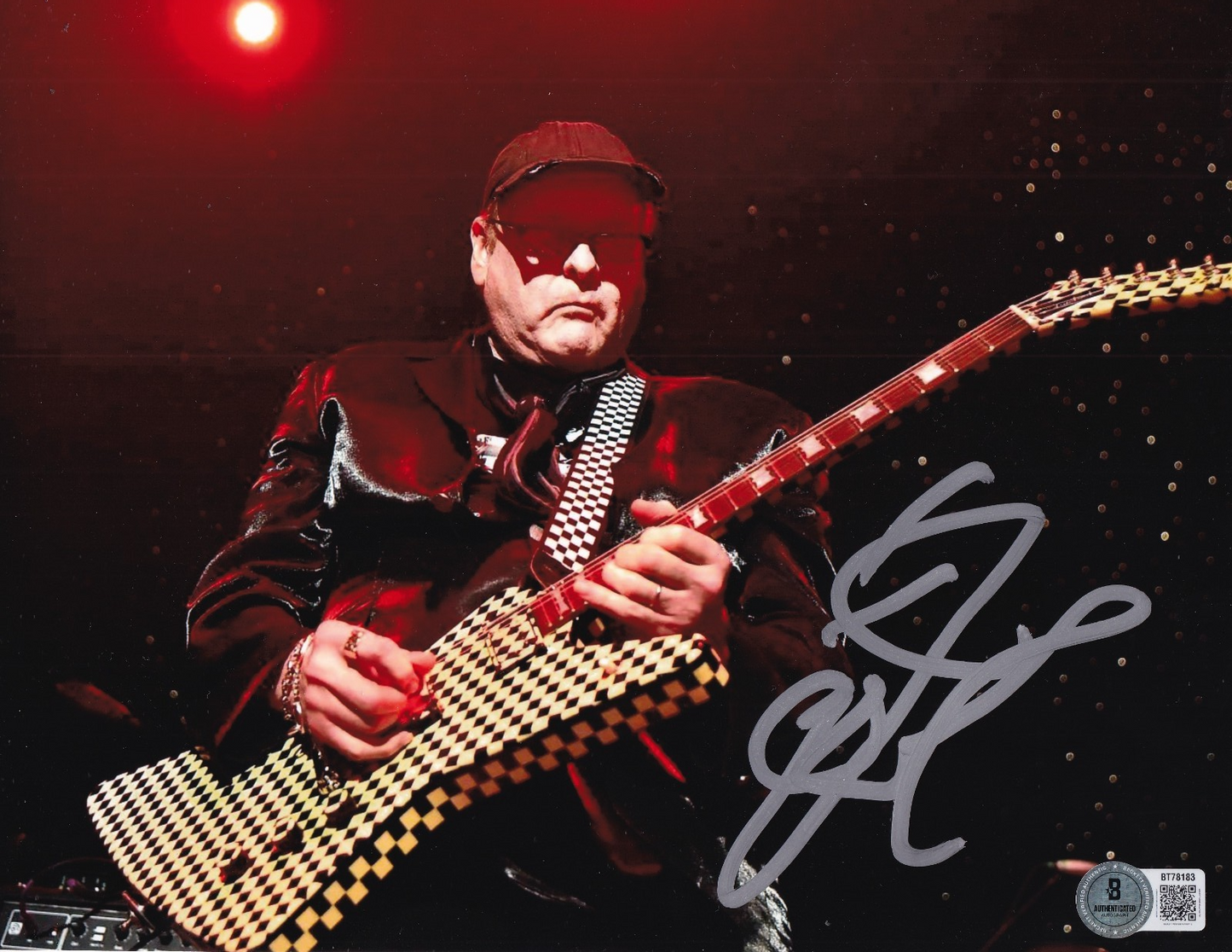 RICK NIELSEN signed (CHEAP TRICK) Music Rock 8X10 photo BECKETT BAS BT78183