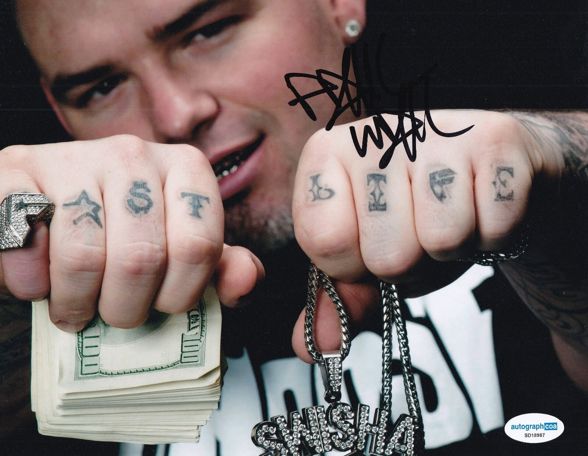 PAUL WALL signed (THE PEOPLES CHAMP) Rapper music 8X10 photo ACOA SD18987