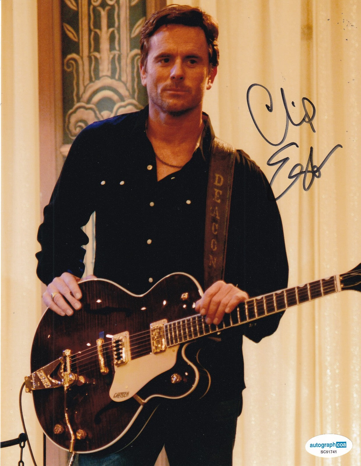 CHARLES ESTEN signed (NASHVILLE) Deacon Claybourne 8X10 photo ACOA SC51741