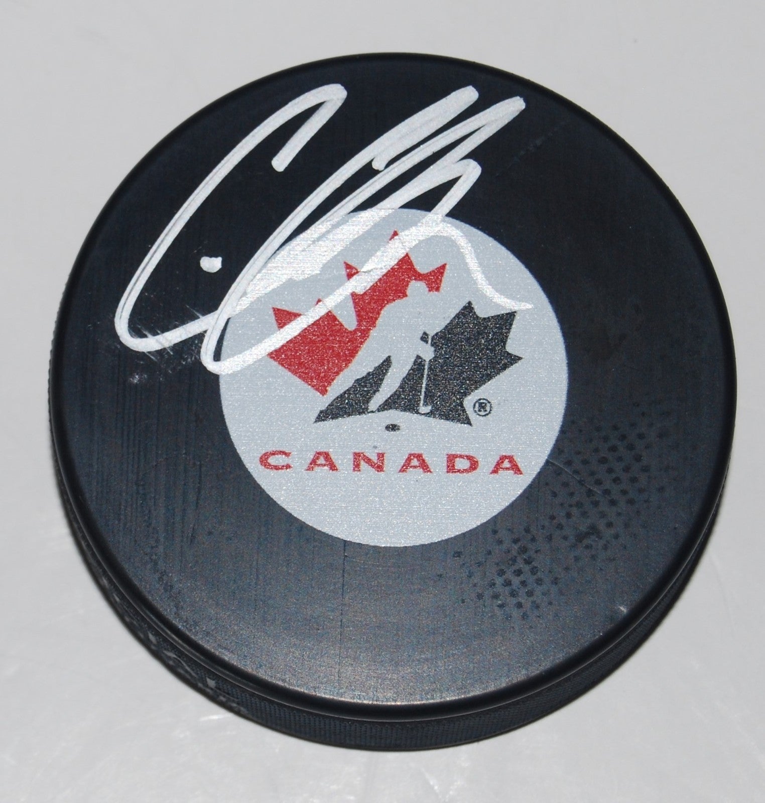 CODY GLASS signed CANADA 2017 NHL DRAFT puck *LAS VEGAS GOLDEN KNIGHTS* W/COA #2